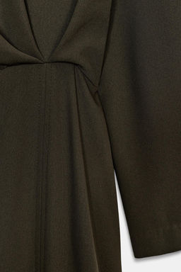 ZW COLLECTION PLEATED MIDI DRESS - Zara фото 9