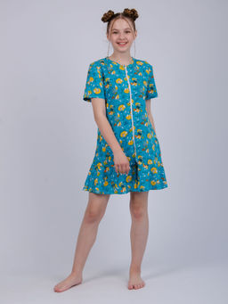 Халат "ХД-10" лисы, трикотаж