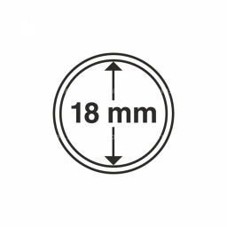 Капсула CAPS для монет диаметром 18 мм LEUCHTTURM 330328