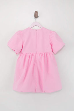 Pembe K?z Cocuk K?sa / Mini Duz Dokuma Elbise TKDSS26EL00004 - Trendyolmilla фото 4