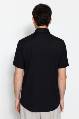 TRENDYOL MAN Haki Regular Fit K?sa Kol Yazl?k Dokulu Burumcuk Orme Gomlek TMNSS23GO00055 - Trendyolmilla фото 37