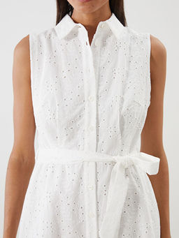 Ajurlu G?mlek Elbise