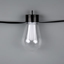 Умная гирлянда Нить 6 м с насадками Лампочки, IP20, тёмная нить, 20 LED, свечение RGB, USB - Luazon lighting фото 8