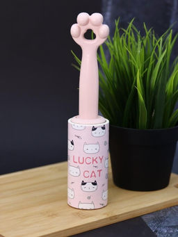 Ролик для чистки одежды "Pink paw of a cute cat", 10 см*60 листов