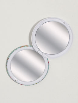 Зеркало складное «Совы», d=7.5 см, рисунок МИКС