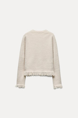 KNIT CARDIGAN WITH BOWS - Zara фото 4