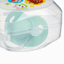 Контейнер для хранения и стерилизации детских сосок и пустышек «Зверята»