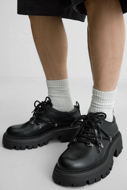 MULTI-EYELET CHUNKY SHOES - Zara фото 3
