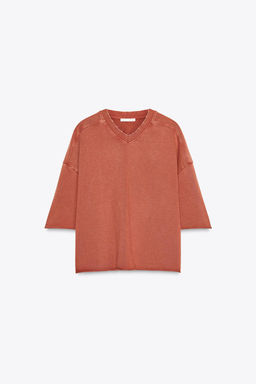 WASHED-EFFECT PLUSH SWEATSHIRT - Zara фото 30