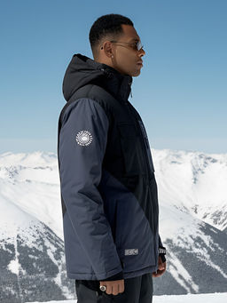 Горнолыжный костюм мужской зимний темно-серого цвета 392TC - Leifensh фото 33