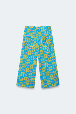 2-14 A?OS/ PANTAL?N CULOTTE ESTAMPADO FLORES LIMITED EDITION / Estampado