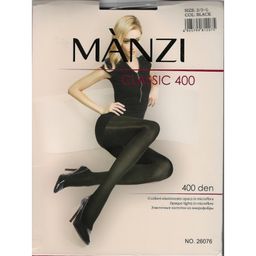 Колготки "MANZI" CLASSIC 400, арт.NO26076, col: black, р.4-6XL