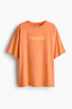 Camiseta oversize con motivo estampado - H&m фото 6