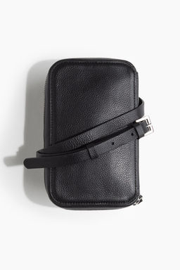 Bolso bandolera de piel