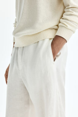 Pantal?n de lino Loose Fit - H&m фото 7