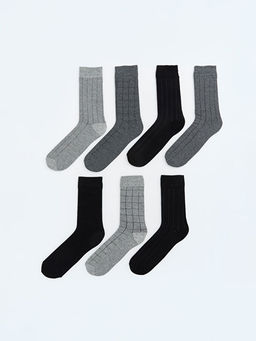 Desenli Erkek Soket ?orap 7li