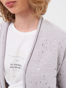 Кардиган л1342 бежевый - Стим фото 7