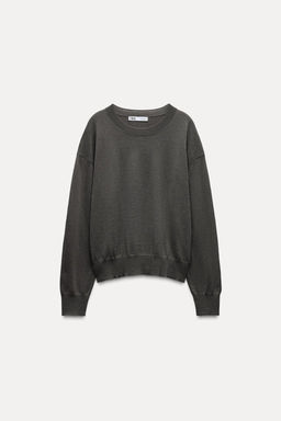 BASIC WOOL BLEND SWEATER - Zara фото 7