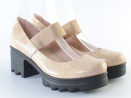 03-PDD161-5 GRAY/LT. BLUE Полуботинки женские (натуральная кожа) - Фабричный китай фото 15