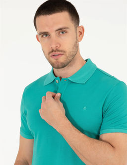 Ye_il Slim Fit Polo Yaka Merserize Ti__rt