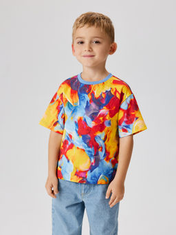 ACOOLA / Футболка детская для мальчиков Noel ярко-оранжевый