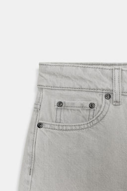 JEANS ZW COLLECTION TAPERED TIRO MEDIO / Gris - Zara фото 8