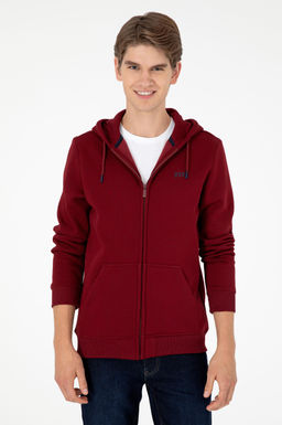 Мужской бордово-красный свитшот Неожиданная скидка в корзине - U.s. polo assn фото 3