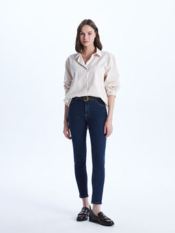 Beli Kemerli Mercury Skinny Fit Kad?n Jean Pantolon