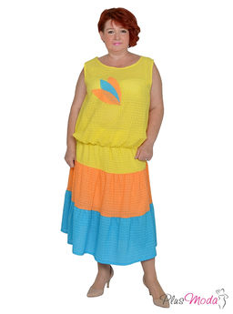 Майка Модель №1644 размеры 44-84 - Plusmoda фото 5