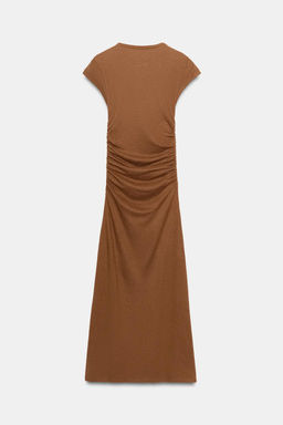 VESTIDO MIDI DRAPEADO / Arena - Zara фото 21