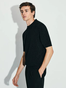 Джемпер поло с металлизированной нитью / Zarina