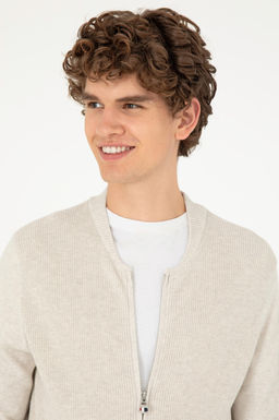 Мужской базовый трикотажный кардиган Stone Melange - U.s. polo assn фото 9