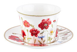 Чайн. пара 2 пр. 270 мл 12,5*9,5*7 см Маки NEW BONE CHINA - Elan gallery фото 7