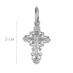 Крест, куб.циркон., ТРК3-460