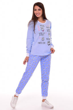 Пижама женская 1-174б (лазурь)