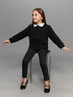 Beli Lastikli Basic K?z ?ocuk Tayt