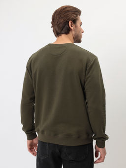 Свитшот мужской GREG G121-OZ03-38 (хаки)  фото 3