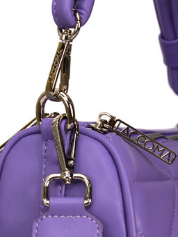 LACCOMA сумка Айлин-Ф826-фиолетовый эко кожа хлопок  фото 5