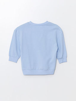 Bisiklet Yaka Uzun Kollu Bask?l? Erkek Bebek Sweatshirt - Waikiki фото 3