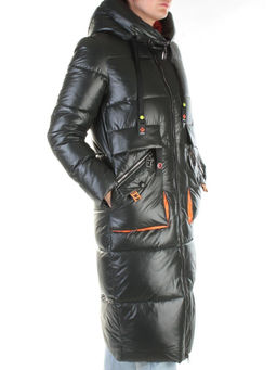 2195 DK. GREEN Пальто женское зимнее (холлофайбер)