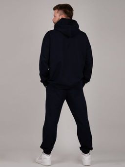 Костюм Денвер синий, футер с лайкрой - Малина фото 7