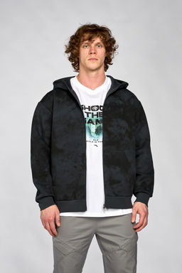 Толстовка на молнии Серый