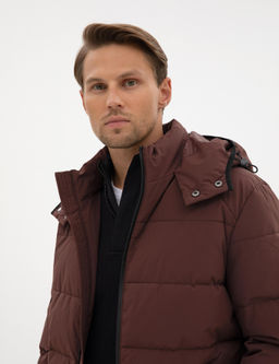 Kahverengi Kap__onlu _i_me Mont - Pierre cardin фото 9