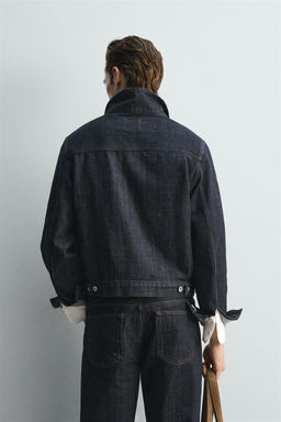 CROPPED FIT LIMITED EDITION DENIM JACKET - Zara фото 3