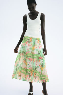 Falda midi plisada - H&m фото 4