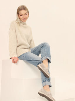 Лоферы EDART 177.1607 be. каменный замша фото 7