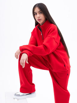 С НАЧЁСОМ костюм-трансформер с утяжками футер 3х нитка - Knitka wear фото 5