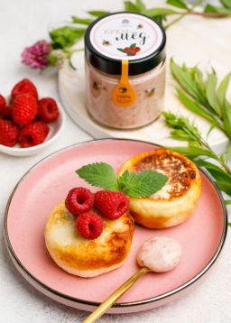 Крем-мёд с малиной, 180 г - Сибирский кедр фото 2