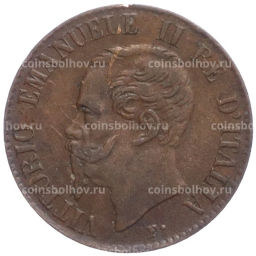 Монета 1 чентезимо 1867 года M Италия