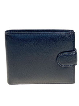 Портмоне мужское из натуральной кожи , цвет черный